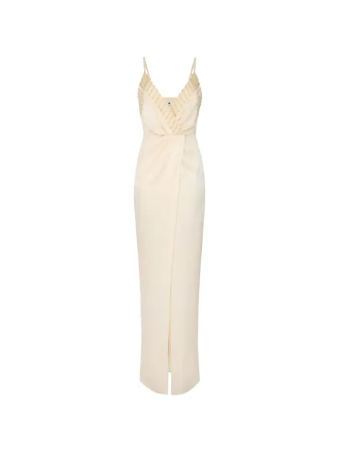 Elisabetta Franchi bead-embellished maxi dress