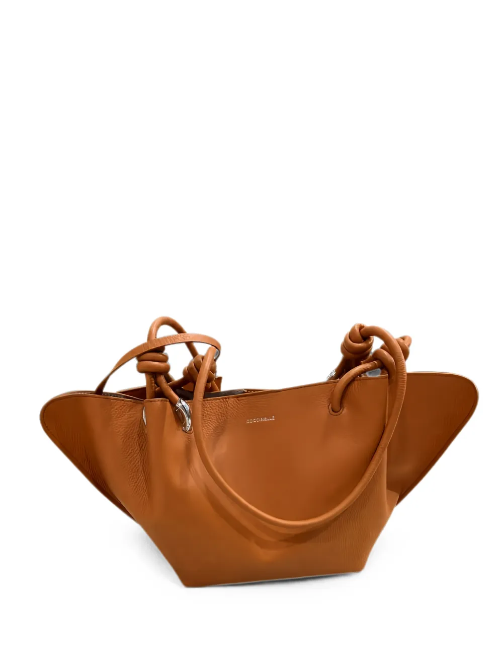Coccinelle knotted-handle tote bag - Brown