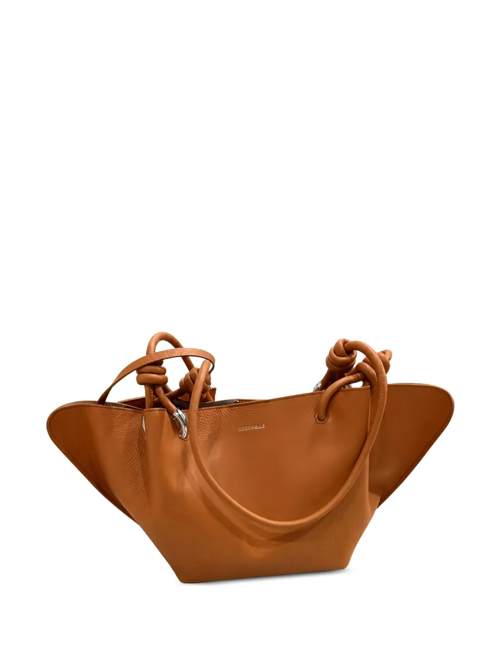 Coccinelle knotted-handle tote bag - Marrone
