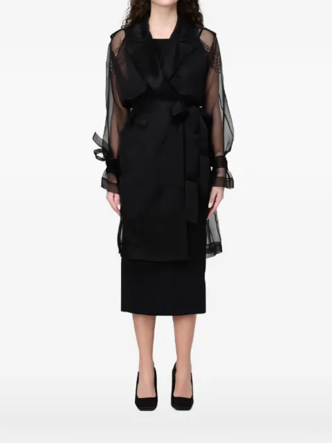 PINKO sheer trench coat