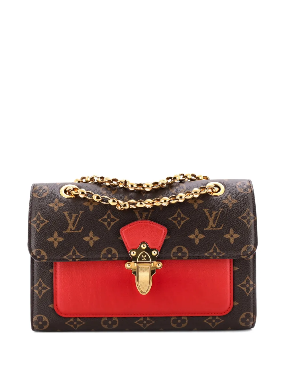 Louis Vuitton Pre-Owned Victoire Handbag Monogram Canvas and Leather shoulder bag - Marrone