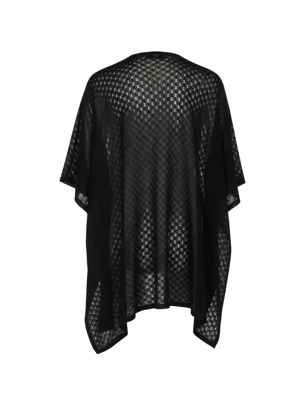 Missoni Wikkeldoek met V-hals Zwart