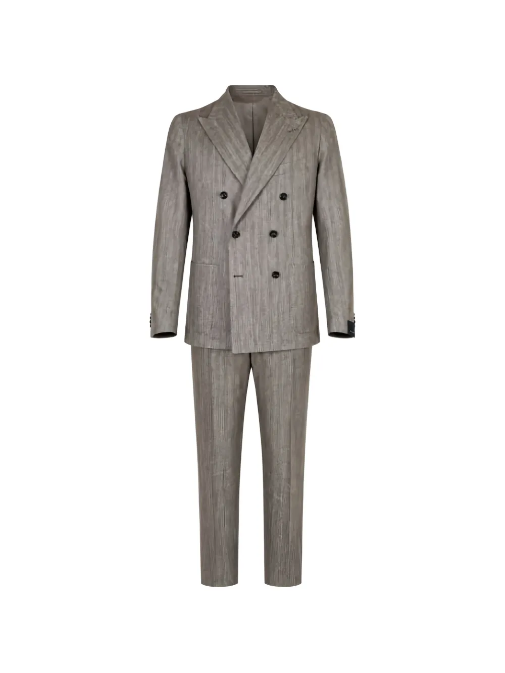 Tagliatore double-breasted pinstripe suit - Grau