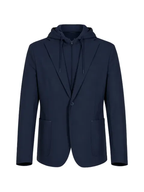 Manuel Ritz hooded single-breasted jacket