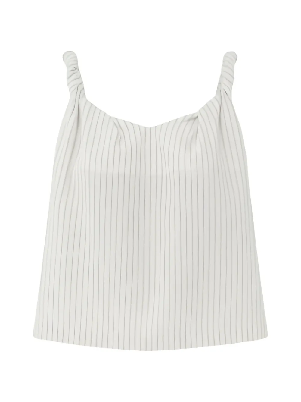 Eleh knotted striped top - Toni neutri