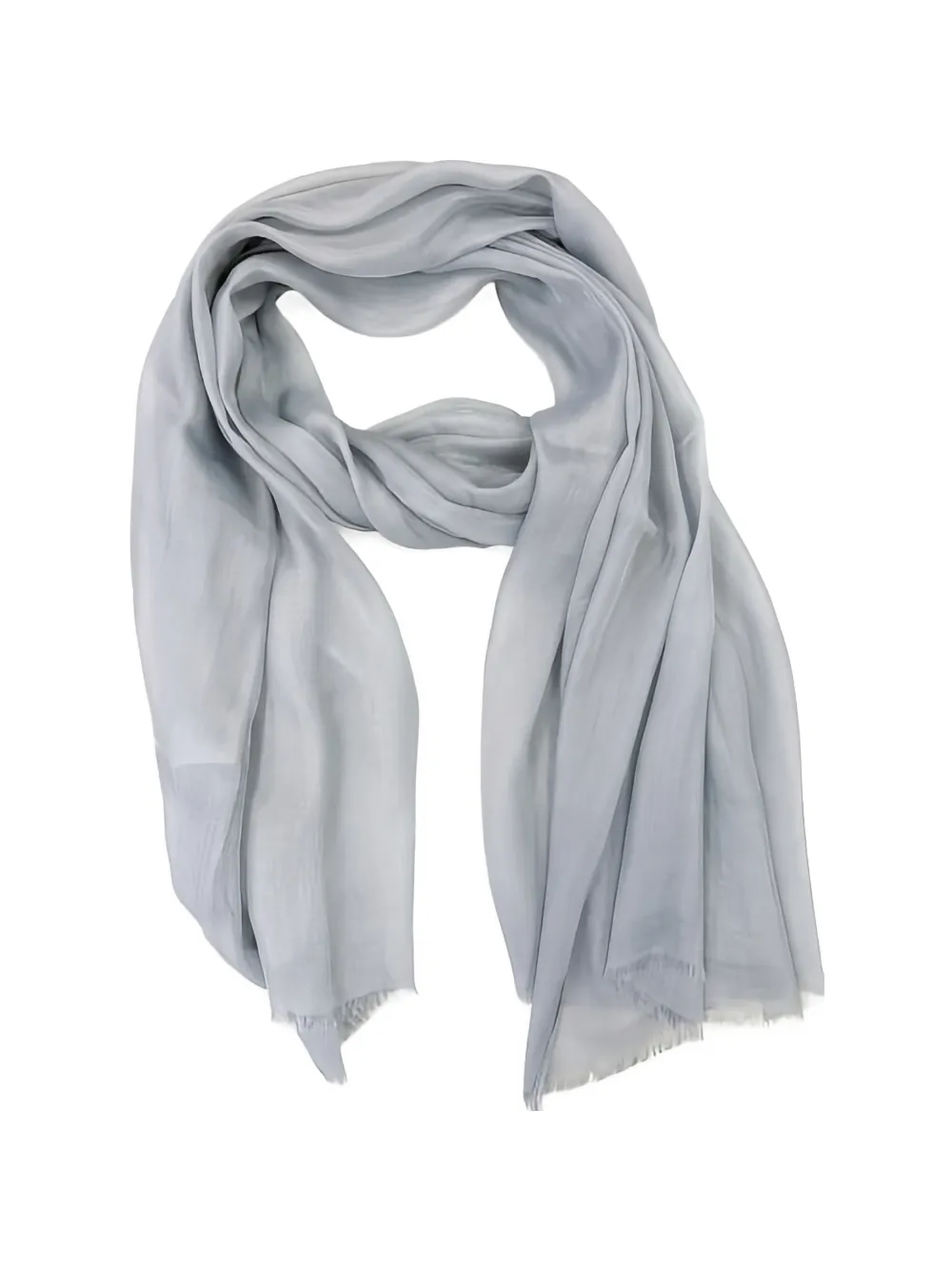 Seventy frayed scarf - Blu