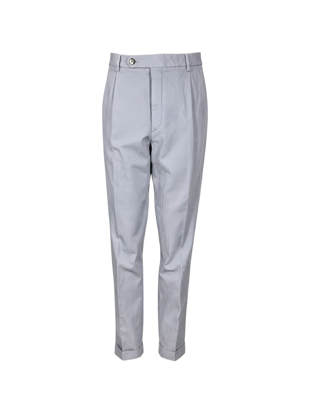 Gta pleated herringbone-pattern trousers - Grigio