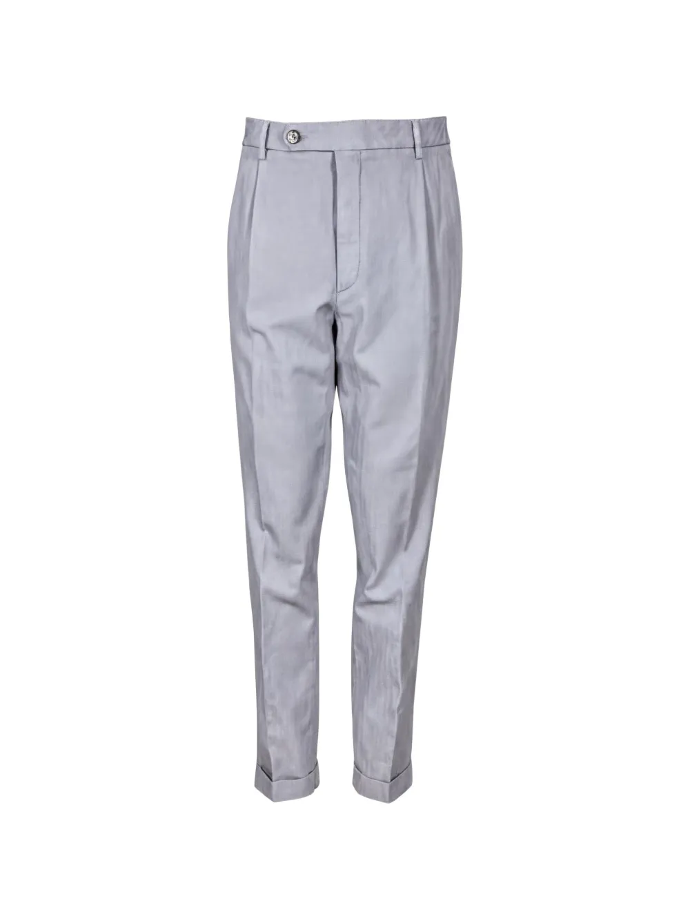 Gta pleated herringbone-pattern trousers - Grigio