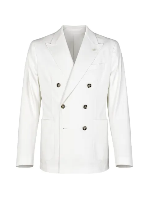 Manuel Ritz double-breasted peak-lapel jacket