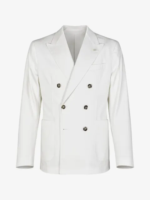 Manuel Ritz double-breasted peak-lapel jacket