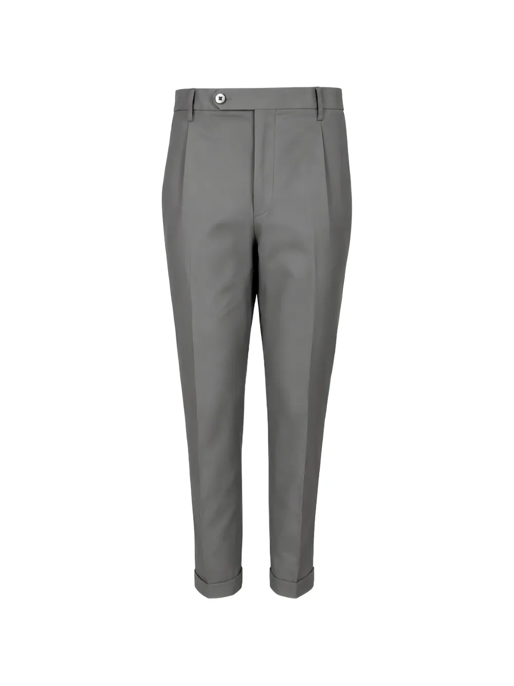 Gta pleated turn-up trousers - Grigio