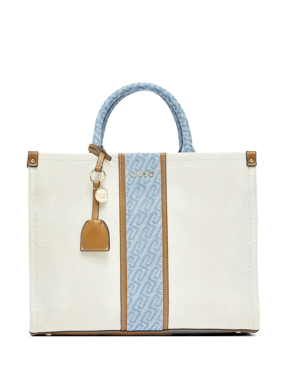 LIU JO top-handle tote bag - Toni neutri