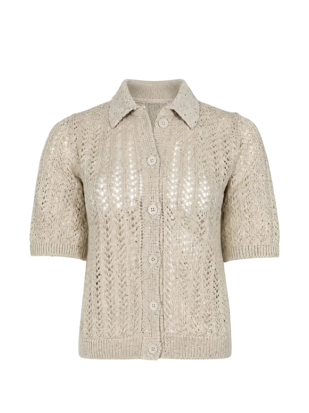 Eleventy Cardigan a maniche corte - Toni neutri