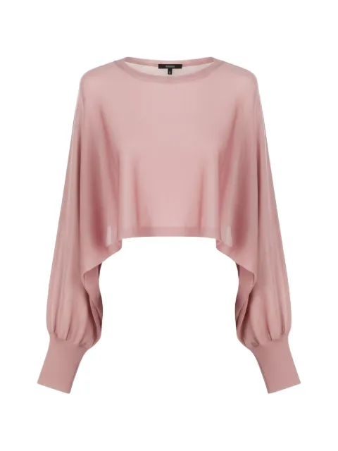 TWINSET blusa con mangas farol