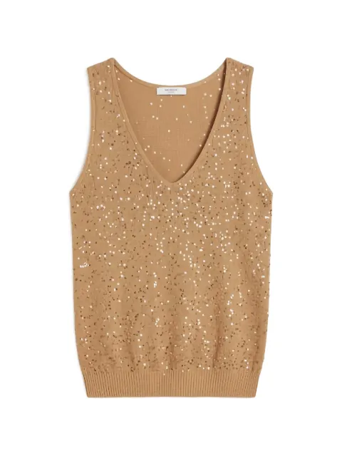 Weekend Max Mara Wkdtempo sequin V-neck top