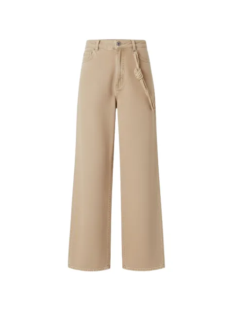 PINKO knot-detail trousers