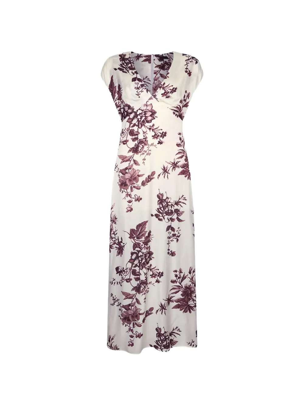 LIU JO floral split maxi dress - Bianco