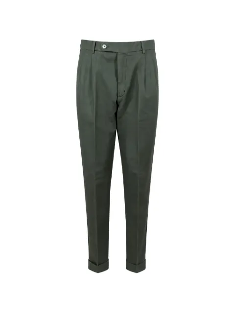 Gta pleated turn-up trousers