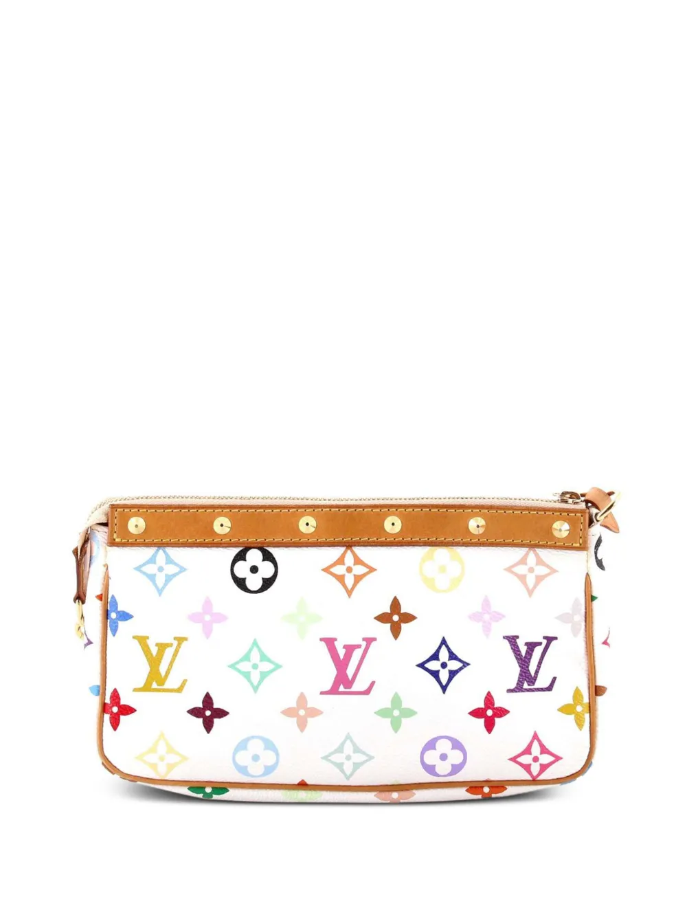 Pre-owned Louis Vuitton Pochette Accessoires Monogram Multicolor Clutch Bag