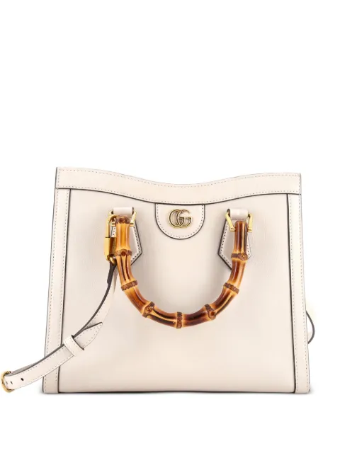 Gucci Pre-Owned Diana NM Bamboo Handle Leather Small tote bag