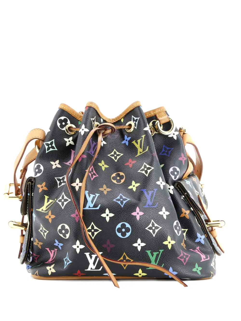 Louis Vuitton Pre-Owned Petit Noe Handbag Monogram Multicolor bucket bag - Nero