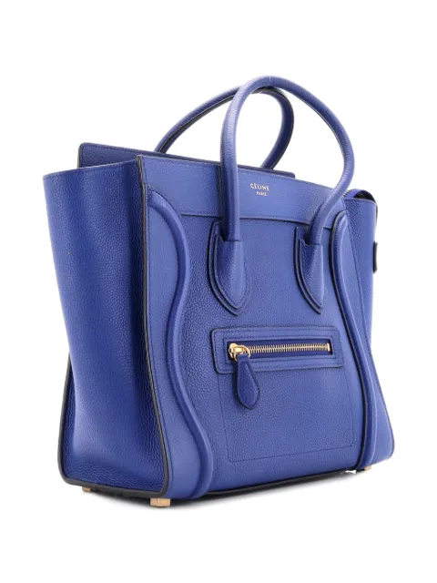 Celine Pre-Owned Luggage Bag Grainy Leather Micro tote bag