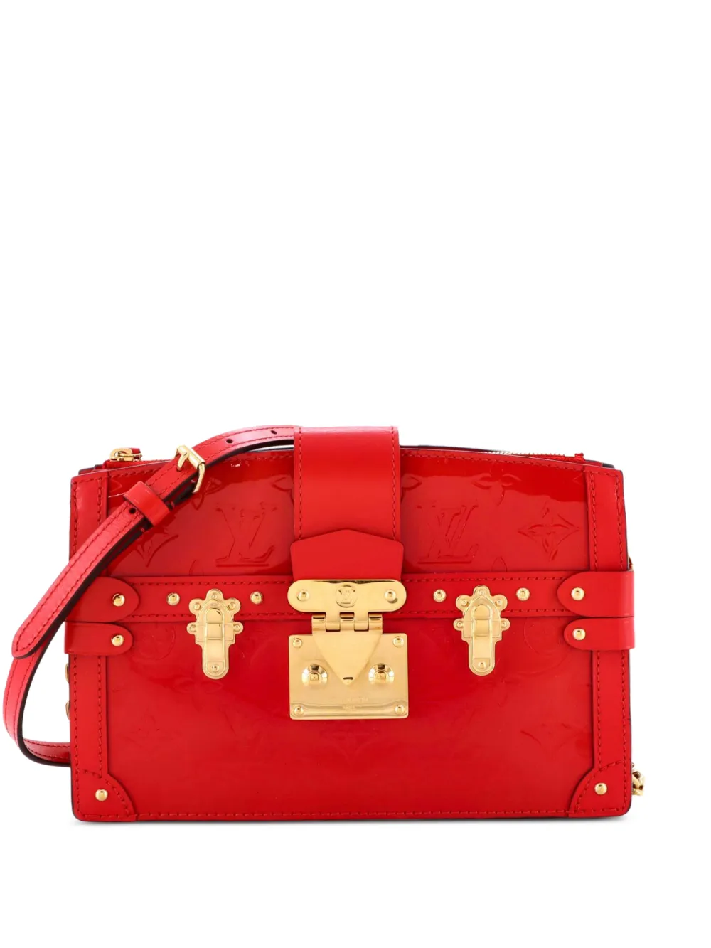 Louis Vuitton Pre-Owned bolsa de mano Trunk Vernis | rojo | Image 1