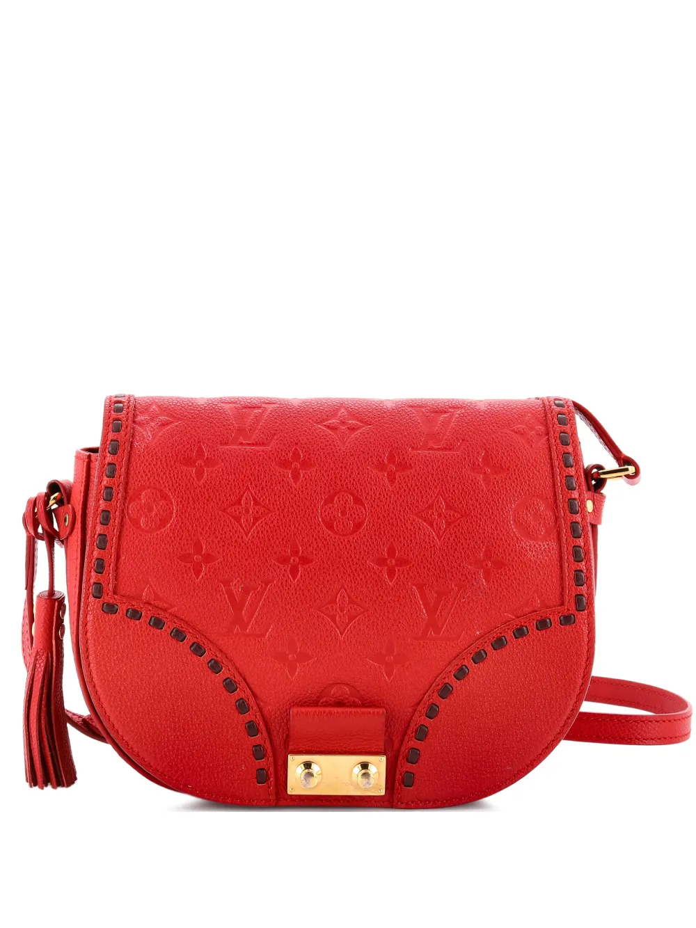 Louis Vuitton Pre-Owned Junot Handbag Monogram Empreinte Leather crossbody bag - Rosso