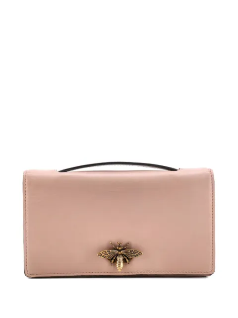 Christian Dior Pre-Owned Bee Leather clutch bag