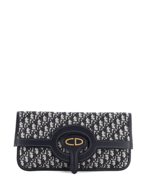 Christian Dior Pre-Owned bolsa de mano Fold Over Oblique Canvas