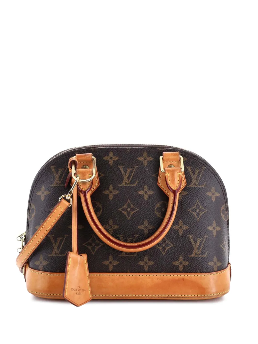 Louis Vuitton Pre-Owned Alma Handbag Monogram Canvas BB crossbody bag - Marrone