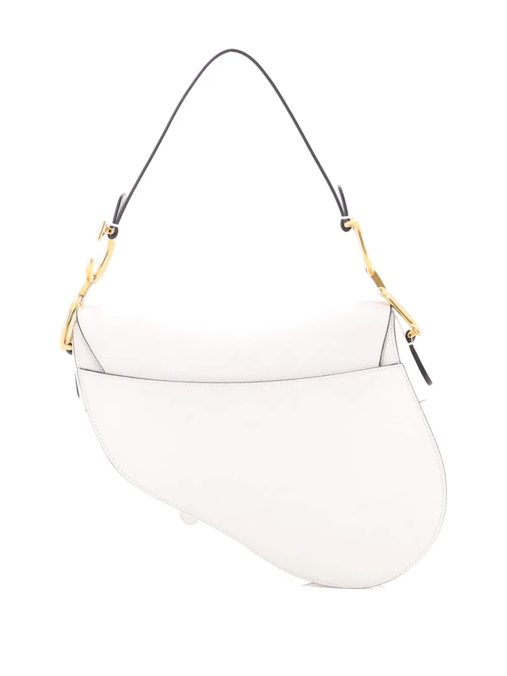 Saddle Handbag Leather Medium Shoulder Bag