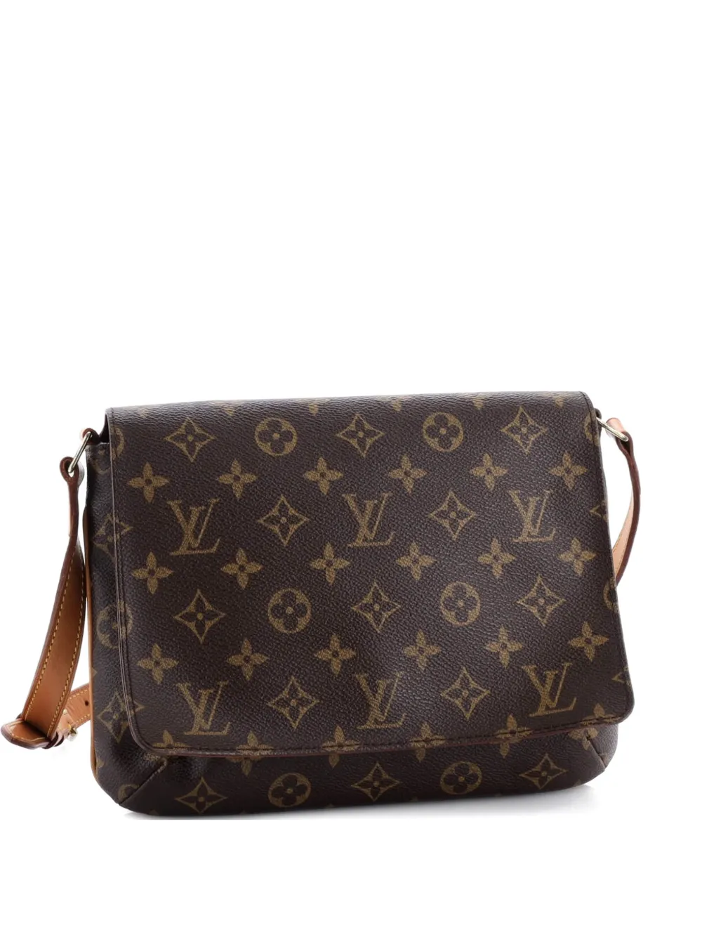 Louis Vuitton Pre-Owned Musette Tango Handbag Monogram Canvas shoulder bag - Marrone