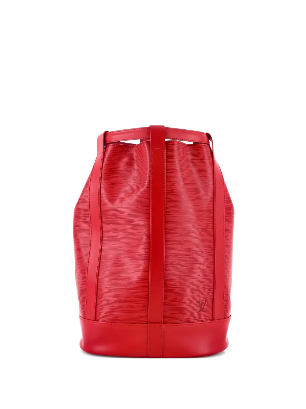 Pre-owned Louis Vuitton Randonnee Epi Leather Pm Backpack In Red