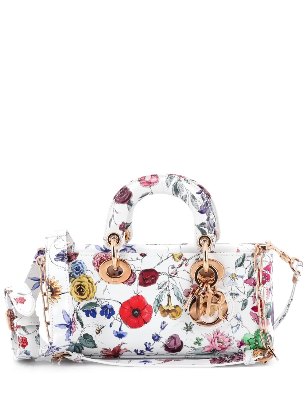 Christian Dior Pre-Owned Lady D-Joy Bag Printed Leather Small satchel - Multicolore