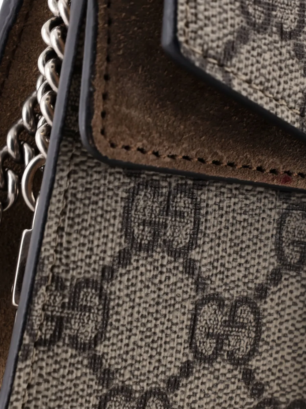 Dionysus Bag Gg Coated Canvas Super Mini Crossbody Bag