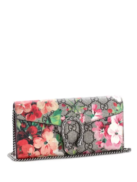 Gucci Pre-Owned bolsa de mano Dionysus Chain Wallet Blooms Print GG Coated Canvas Long