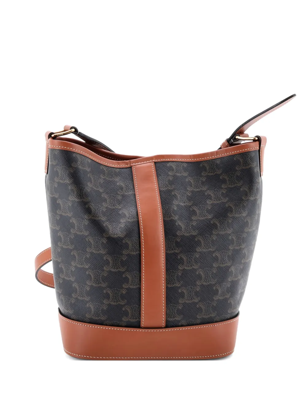 Celine Pre-Owned Triomphe Coated Canvas Small bucket bag | Pre-Owned | Image 2