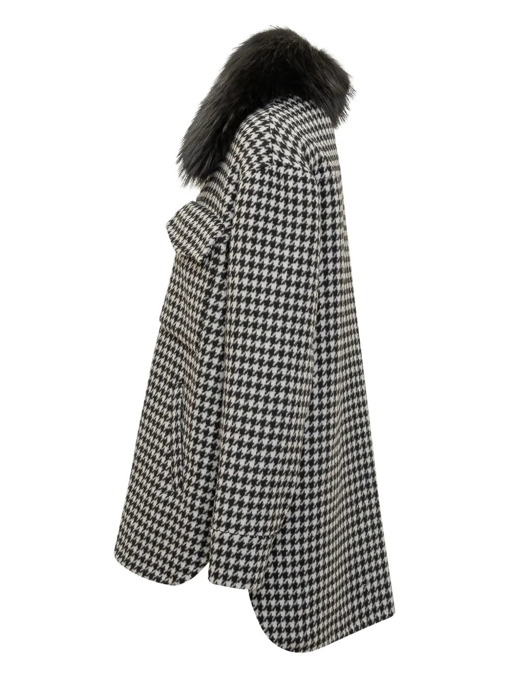  Ava Adore Fur-collar Coat - White 