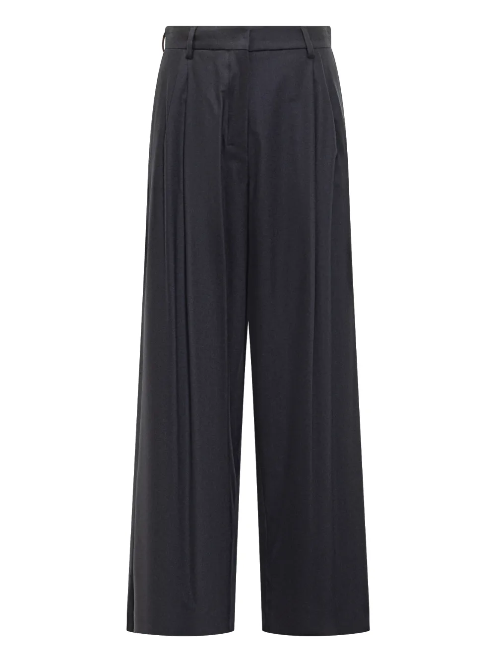 Max Mara Pleated Trousers In Gray