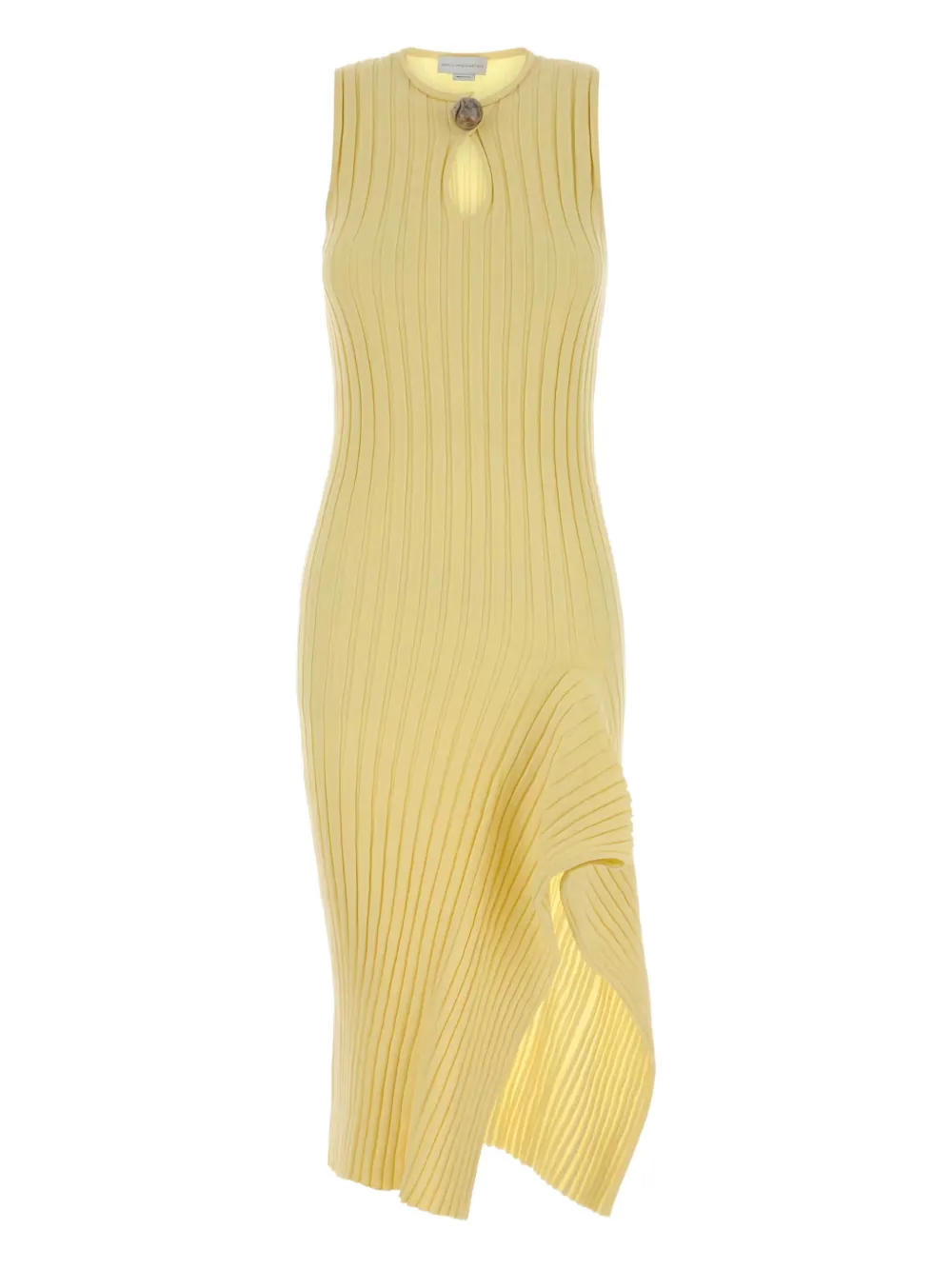 Stella McCartney sleeveless midi dress - Giallo