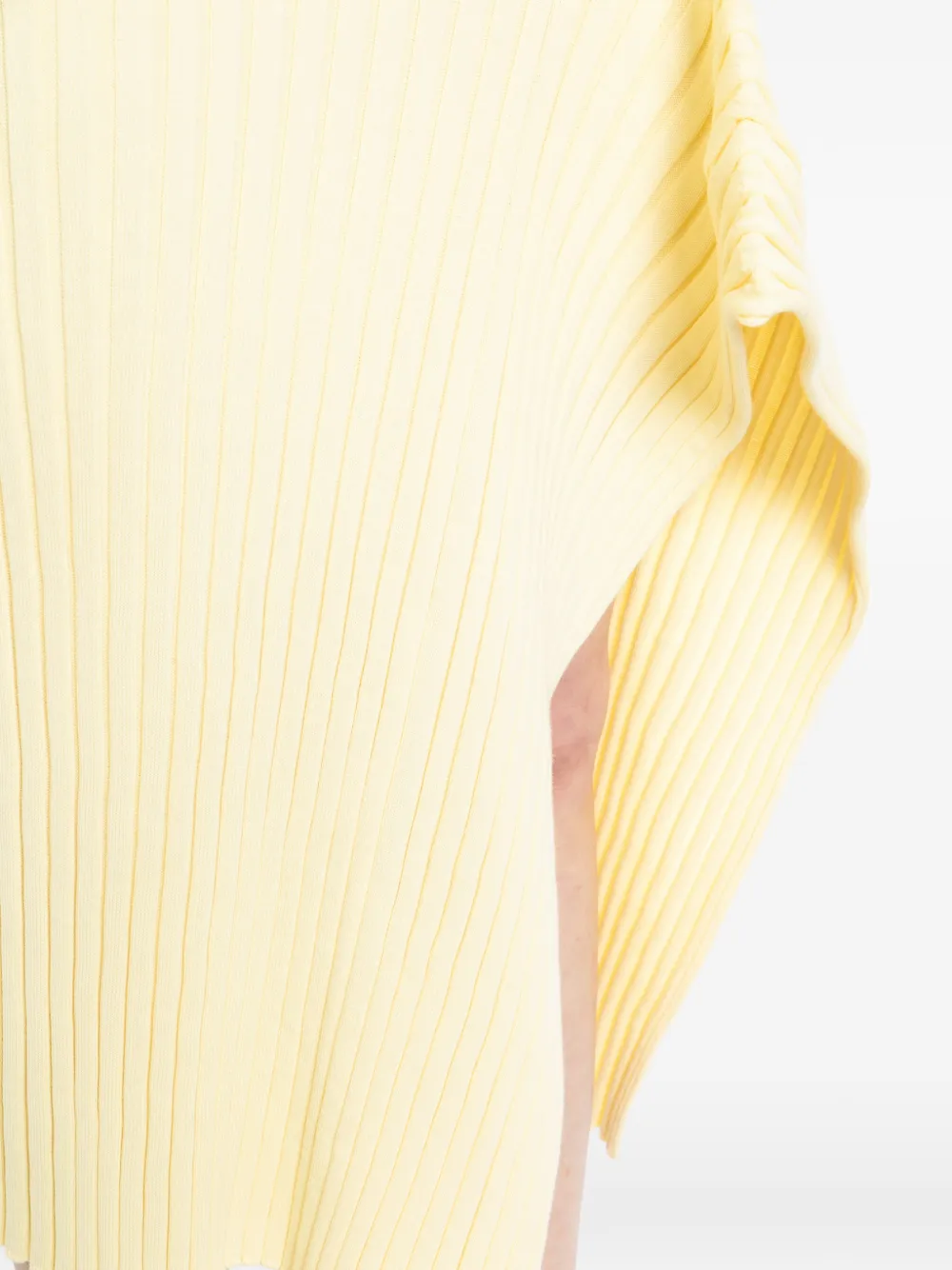 Stella McCartney Mouwloze midi-jurk Geel