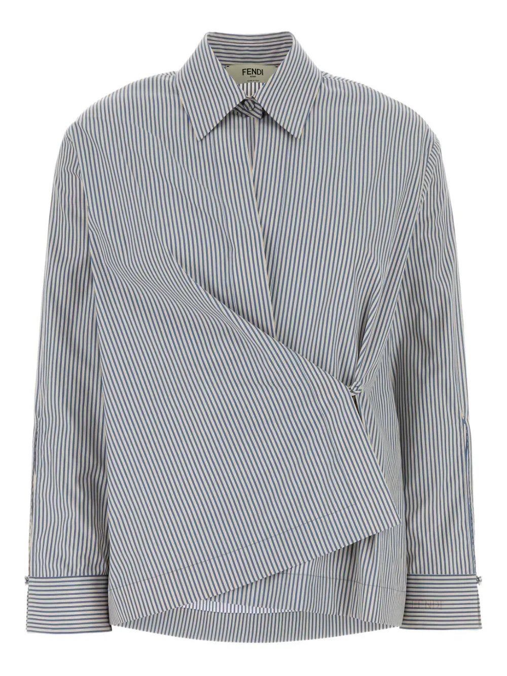 FENDI striped shirt - Blau