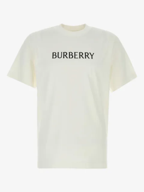 Burberry playera con logo estampado