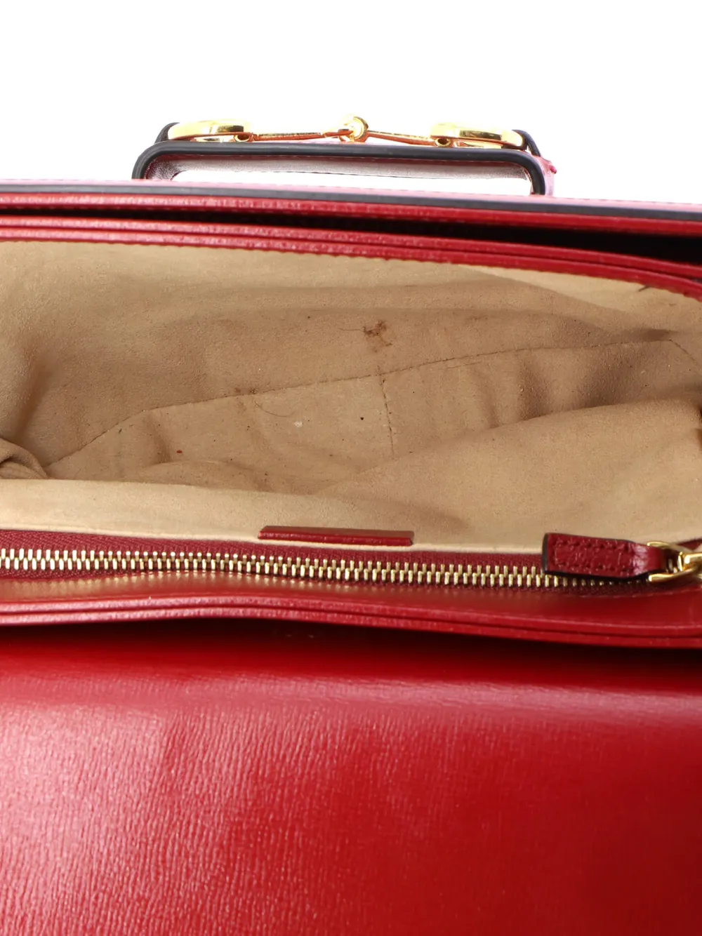 Horsebit 1955 Shoulder Bag Gg Coated Canvas With Leather Small Crossbody Bag