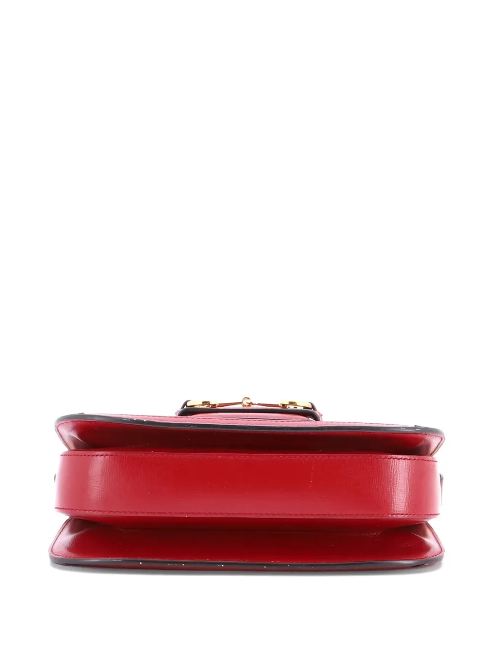 Pre-owned Gucci Horsebit 1955 Shoulder Bag Gg Coated Canvas With Leather Small Crossbody Bag In Neutral