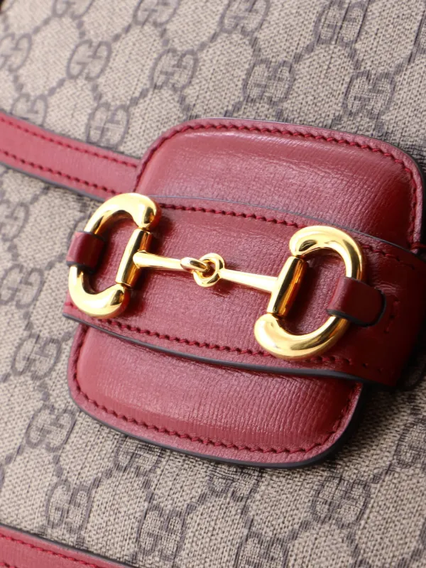 Gucci Pre-Owned ホースビット 1955 ショルダーバッグ GG コーテッド 