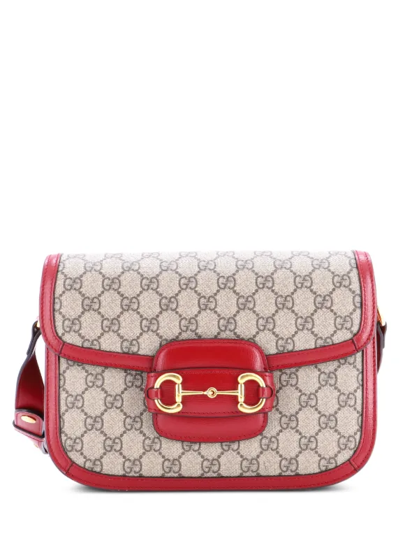 Gucci Pre-Owned ホースビット 1955 ショルダーバッグ GG コーテッド 
