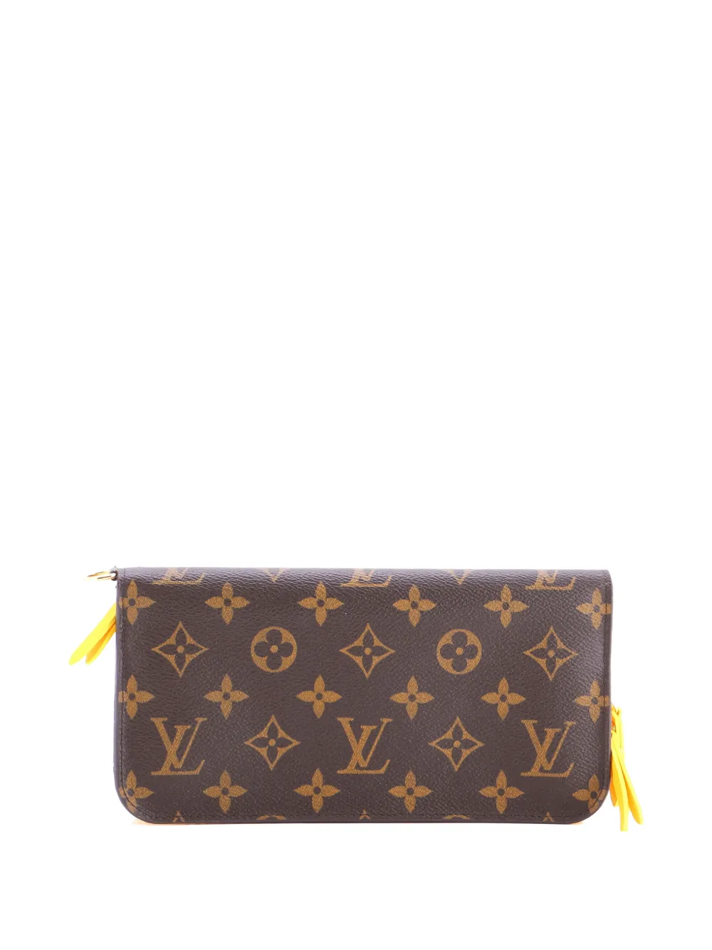 Pre-owned Louis Vuitton Insolite Wallet Limited Edition Kusama Pumpkin Dots Monogram Canvas Small Wallets In Brown