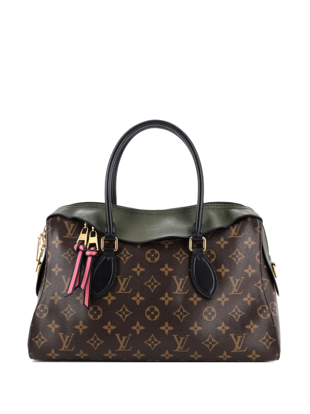 Louis Vuitton Pre-Owned Tuileries Handbag Monogram Canvas with Leather satchel - Marrone
